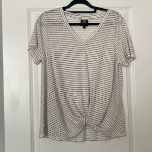 Bobeau top. Stripes. Never worn